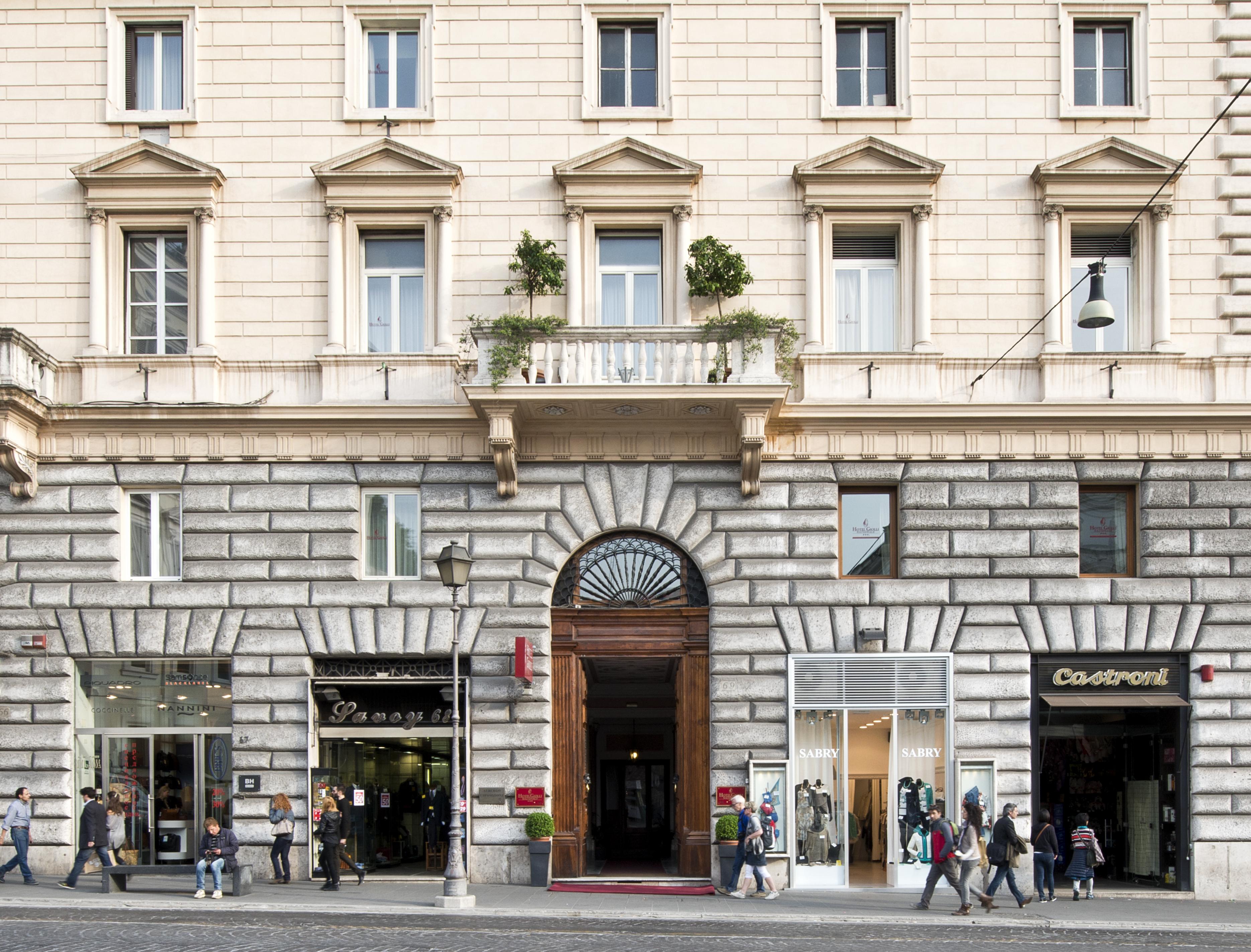 Hotel Giolli Nazionale Roma Exterior foto